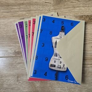 NEW❤️10 Quality Blank Cards. INTERNATIONAL FASHION Cards w Matching Envelopes